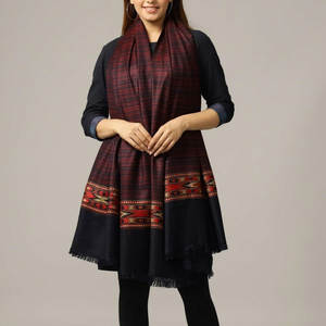 Premium Quality <b>Ladies</b> Wool <b>Shawl</b> Breathable Unique Design Green Printed Winter Wear Adults High-Touch Outdoor Hot Sale <b>Shawl</b> - Product Image 4