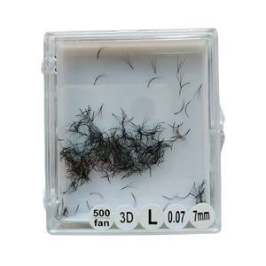 Pestañas de Volumen Mega Hechas a Mano en Vietnam, con Raíz Puntiaguda, Base Delgada, Fáciles de Usar, Cabello Sintético, Extensiones de Pestañas de Volumen Completo - Product Image 1