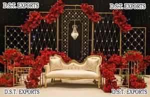 Royal Look boda escenario vela pared trasera boda fibra vela telón de fondo vela pared telón de fondo - Product Image 5