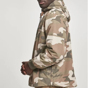 Chaqueta Cortavientos de Camuflaje para Hombre, Último Modelo 2026, al por Mayor, con Cierre de 1/4 en la Parte Delantera, Capucha, 2 Bolsillos Laterales, Talla Grande, Chaqueta Cortavientos de Camuflaje Personalizada - Product Image 6