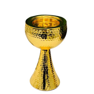 Porte-encens en métal doré de qualité supérieure Design élégant Décoration de table islamique pour la maison Brûleur Bakhoor Diffuseur d'aromathérapie - Product Image 4