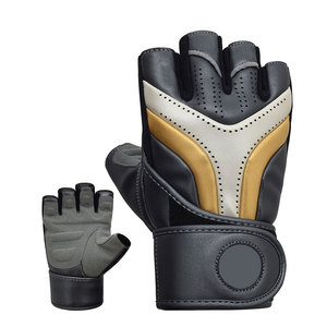 New Design Custom Logo Half Finger Weightlifting <b>Gloves</b> / Solid Color Gym Fitness Weightlifting Gym <b>Gloves</b> - Product Image 6