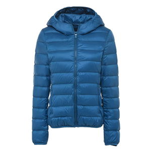 Veste d'hiver matelassée pour femme, à capuche, chaude, respirante, élégante, design tendance, rembourrage en coton, bouton sur le devant, soie - Product Image 6