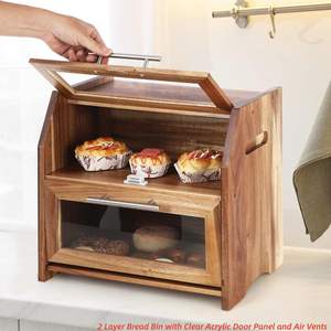 Panera de Madera Maciza de Primera Calidad |   Logotipo Personalizado Disponible |   Precio de Fábrica - Product Image 2