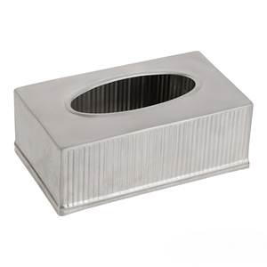 Boîte à mouchoirs en métal argenté faite à la main de qualité supérieure à prix de gros Boîte à serviettes classique indienne élégante - Product Image 6
