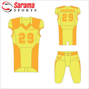 Uniforme de fútbol americano para hombre, nuevo diseño, servicio OEM - Product Image 3