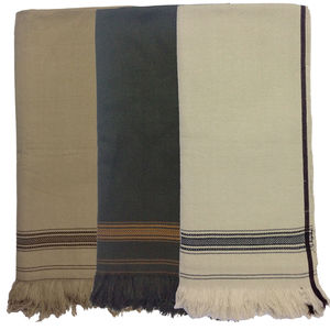 Châles musulmans chauds faits à la main de couleur unie de haute qualité brodés pour hommes mode d'hiver poids lourd chaud long imprimé - Product Image 2