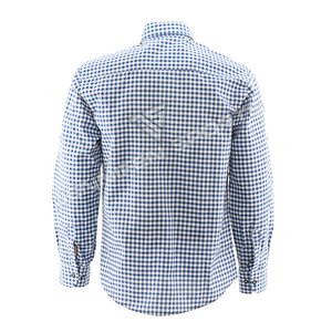 Chemise habillée décontractée pour homme, motif uni, Oktoberfest, 100% coton, manches longues, fermeture à un bouton, respirante, anti-froissement - Product Image 6