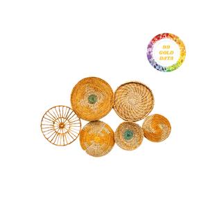 Meilleure qualité de décoration murale ronde en jonc de mer pour le fournisseur de napperons en jonc de mer au format maison - Product Image 5