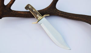 Venta al por mayor personalizado de alta calidad OEM ODM servicio hecho a mano de acero de Damasco Drop Point hoja de supervivencia al aire libre Camping cuchillo - Product Image 2