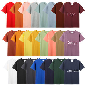 Camiseta Extra Grande de Algodón Personalizada al por Mayor |   Logotipo Bordado |   Fabricante de Camisetas Lisas de Estilo Urbano Vintage - Product Image 1