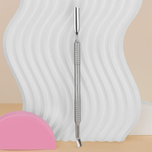 KAAMIR INSTRUMENTS - Empujador de Cutículas Profesional de Acero Inoxidable Reutilizable y Ligero de Doble Punta, Herramienta de Limpieza de Uñas para Manicura y Pedicura - Product Image 1