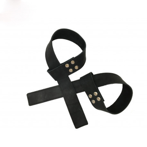 Sangles en cuir de peau de vache de haute qualité pour l'haltérophilie couleur et Logo personnalisés prix usine le plus demandé pour la formation - Product Image 3