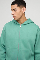 Ensemble de survêtement décontracté 100% coton, pantalon à effet délavé et sweat à capuche zippé, logo personnalisé, survêtement d'hiver surdimensionné pour homme