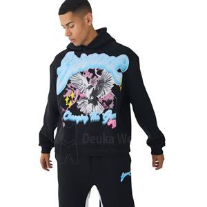 Conjuntos Deportivos de Dos Piezas para Hombre, Tallas Grandes, Precio al por Mayor, Hechos a Medida con Logotipo Bordado e Impresión, Sudaderas Gruesas - Product Image 1