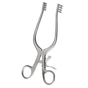 Adson Retractor 7 1/2 pulgadas de acero inoxidable instrumento quirúrgico ortopédico Manual reutilizable autoclavable médico Hospital Clase I - Product Image 4
