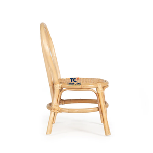 Silla de ratán para niños al por mayor con cojín blanco para hoteles, escuelas, uso en el exterior y en la sala de estar - Product Image 4