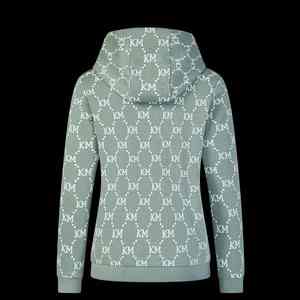 เสื้อฮู้ดดี้พิมพ์ลายแบบสวมหัว ไซส์เดียว โลโก้ด้านหน้า ผ้าถัก สำหรับออกกำลังกาย - Product Image 4