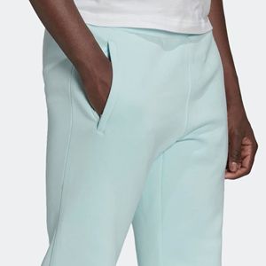 Pantalones de chándal transpirables de triple lámina, 70% algodón, 30% poliéster reciclado, forro polar, casi azul - Product Image 6