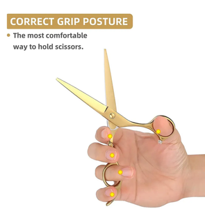 Ciseaux de coiffeur de coiffure cisailles 6.5 pouces vente en gros bonne qualité ciseaux de coiffeur professionnels en acier inoxydable - Product Image 6