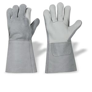 Gants de soudage TIG de bonne qualité, protègent le soudeur, travail complet de la paume, cuir fendu, imperméable, séchage rapide, résistance à la chaleur, antidérapant - Product Image 4