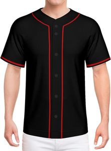 Grande demande Conception de sublimation personnalisée Uniforme de maillot de baseball pour hommes Maillot de baseball noir de haute qualité à bas prix pour hommes - Product Image 2