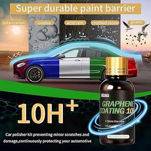 Revêtement céramique au graphène pour voitures, cire de polissage pour voitures, épaisseur 60 µm, dureté >12H, <span class=keywords><strong>Adam</strong></span>'s Polishes L006, durée de vie 10 ans - Product Image 4