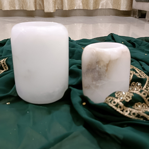 Collection exclusive Design personnalisé Décor de luxe Bougeoir en onyx blanc Pierre naturelle Expédition rapide Prix d'usine Festive - Product Image 5