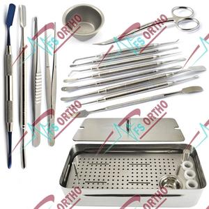 Ensemble d'instruments dentaires PRF GRF en acier inoxydable pour chirurgie implantaire manuelle à base de fibrine riche en plaquettes - Product Image 1