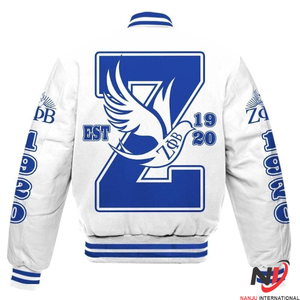 Novedad 2025: Camisa de Béisbol de Invierno para Mujer, Estilo Casual, Estampada con Rayas, Cierre de un Solo Botón en la Parte Delantera, 100% Algodón, Sorority Zeta Phi Beta - Product Image 4