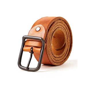 Cinturón de Cuero para Hombre al Mejor Precio, Estilo Personalizable con Hebilla de Acero, Material de Cuero Vacuno, Cinturones de Cuero Genuino en Venta - Product Image 3