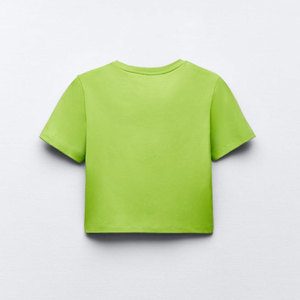 In Wholesale Price Women <b>Crop</b> <b>Top</b> T Shirt Hot Selling Low Moq Women <b>Crop</b> <b>Top</b> T Shirt On Sale - Product Image 2