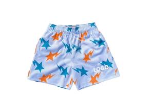 Short de basket-ball de football de conception personnalisée OEM Short de plage basique décontracté Short en maille à taille élastique imprimé pour homme - Product Image 4