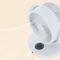 Venta al por mayor ventilador de mesa recargable USB 10000mAh batería ventilador de escritorio eléctrico circulación Mini ventilador de circulación de aire de escritorio portátil