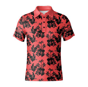 Camiseta de golf de secado rápido antiarrugas de poliéster LICRA para hombre al por mayor OEM - Product Image 5