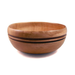 Tazón para Servir Tallado a Mano en Madera de Acacia Natural, Tazón de Madera en Forma de Flor para Frutas y Ensaladas, para Cocina, Comedor y Decoración del Hogar - Product Image 5