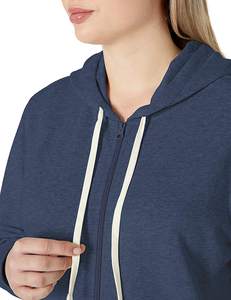 Sudadera con capucha para mujer, con cremallera, informal, cálido, para invierno - Product Image 5
