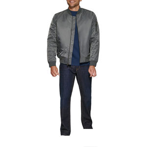 Chaqueta Bomber Casual de Invierno para Hombre, Nueva Colección Premium, Cuello Redondo, Logotipo Frontal en Lona, Precio Bajo, Diseño OEM - Product Image 2