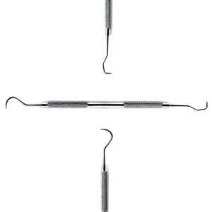 Détartreur Jacquette Détartreur dentaire antérieur Détartreur d'instruments en acier argenté Double extrémité Instruments dentaires de haute qualité - Product Image 6