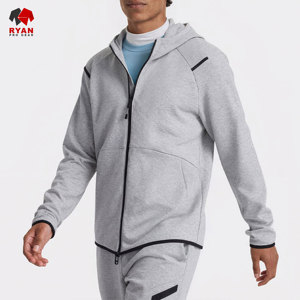 ชุดวอร์มออกแบบเองสำหรับผู้ชาย ผ้าสวมใส่สบาย ระบายอากาศได้ดี พร้อมโลโก้แบบกำหนดเอง - Product Image 3