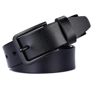 Ceinture en cuir de vachette véritable pour hommes sur mesure en alliage double face de luxe pour boucle Ceintures de marque privée de style décontracté Pakistan - Product Image 3