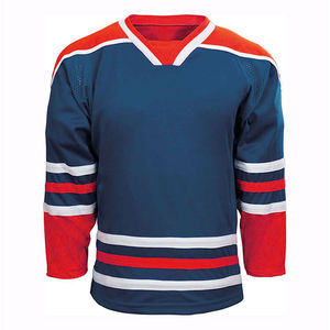 Nouveau design maillot de hockey sur glace 100% polyester respirant sans couture séchage rapide sublimé maillot de hockey sur glace pour les fans de l'équipe pull - Product Image 4