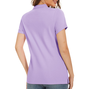 Camiseta Polo Clásica para Mujer, Corte Regular, Manga Corta, Informal, Elegante, Cómoda, Ropa de Mujer para el Día a Día - Product Image 2