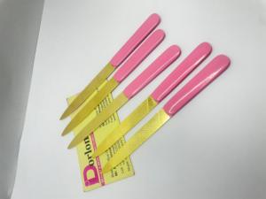 Lima de Uñas Profesional de Alta Calidad, Acero Inoxidable, Logotipo Personalizado, Hoja de Uñas Chapada en Oro, Lima de Uñas Personalizada en Pakistán - Product Image 2