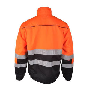 Veste de sécurité haute visibilité à capuche personnalisée avec logo, manches longues, unisexe, imperméable et respirante pour l'hiver - Product Image 3