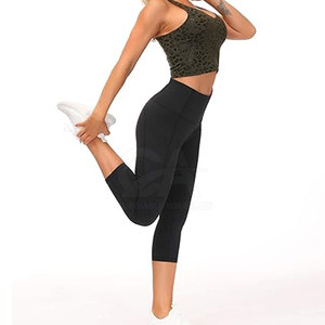 เลกกิ้งคาปรีรุ่นใหม่ปี 2026 แห้งเร็ว ระบายอากาศได้ดี สำหรับผู้หญิง กางเกงสแปนเด็กซ์คุณภาพสูง ไซส์ XL ไร้ตะเข็บ - Product Image 3