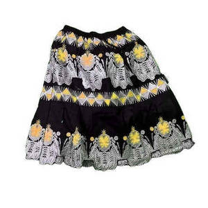 Jupes décontractées polynésiennes pour femmes en coton de haute qualité, fabriquées au Pakistan, broderie personnalisée style hawaïen, prix bas - Product Image 1