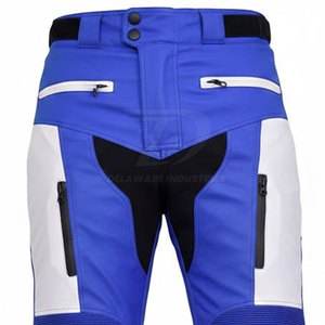 กางเกงหนังสำหรับขี่มอเตอร์ไซค์ผู้ชายสไตล์คลาสสิก ดีไซน์ที่เชื่อถือได้สำหรับการขับขี่ในเมืองและการเดินทางช่วงสุดสัปดาห์ - Product Image 6