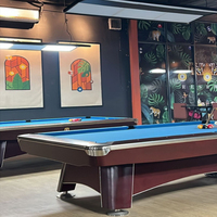 Table de billard Maxima 8 originale populaire pour bars et pubs, avec ardoises noires de Jiujiang, table de billard de 9 pieds aux Philippines