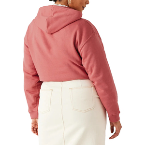 Sweat-shirts d'hiver décontractés pour femmes de haute qualité 400 GSM, imprimés sur mesure, brodés, à capuche, tricotés, épais, fabriqués en usine OEM - Product Image 6